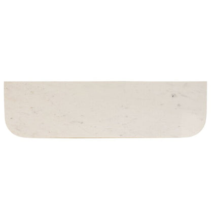 Polenta 42 in. Metal and Marble Console Table