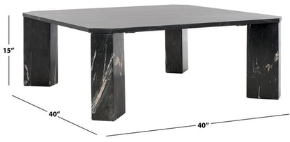 Creda 40 in. Marble Coffee Table