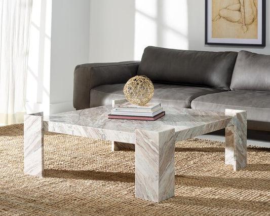 Tarres 40 in. Marble Coffee Table