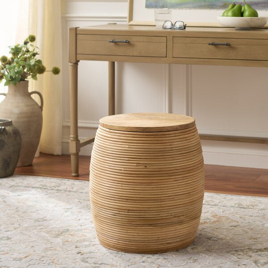 Saiano 18 in. Mango Wood Accent Table