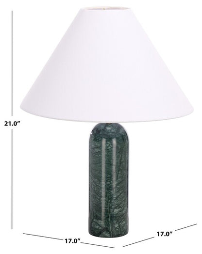 Bocconi Green Marble Table Lamp