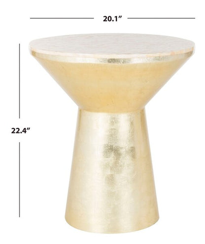 Pianosa 22 in. Round Top Accent Table