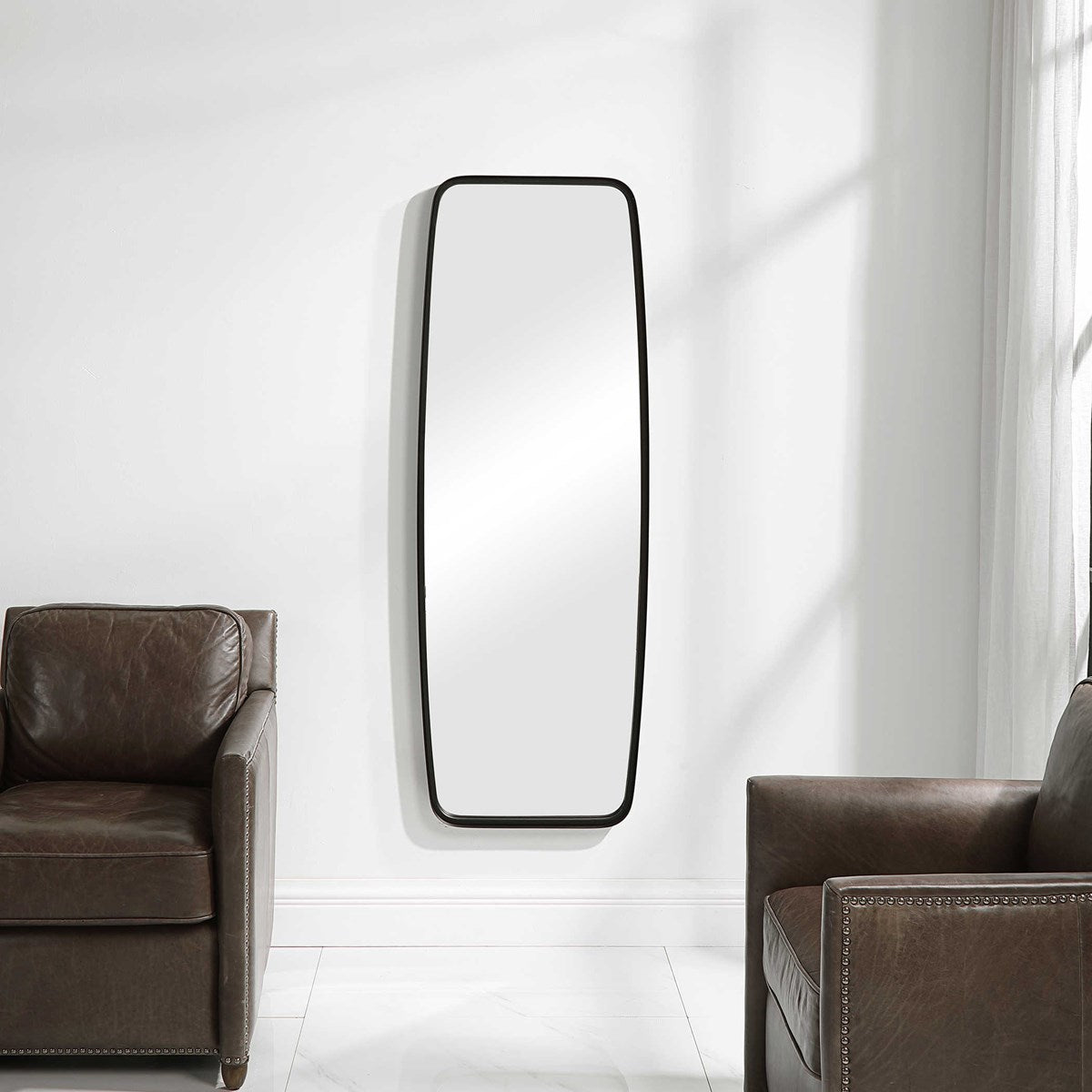 Irpino 60 in. Mirror - Matte Black