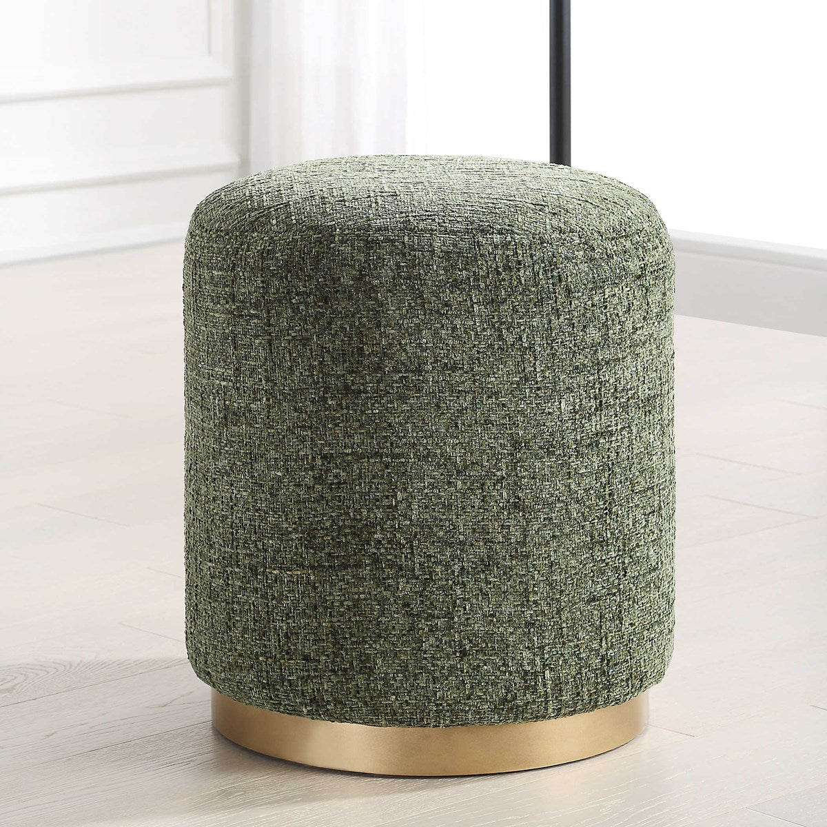 Destra Chenille Ottoman