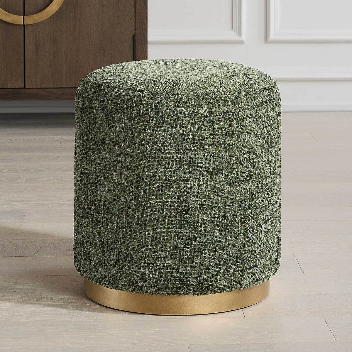 Destra Chenille Ottoman