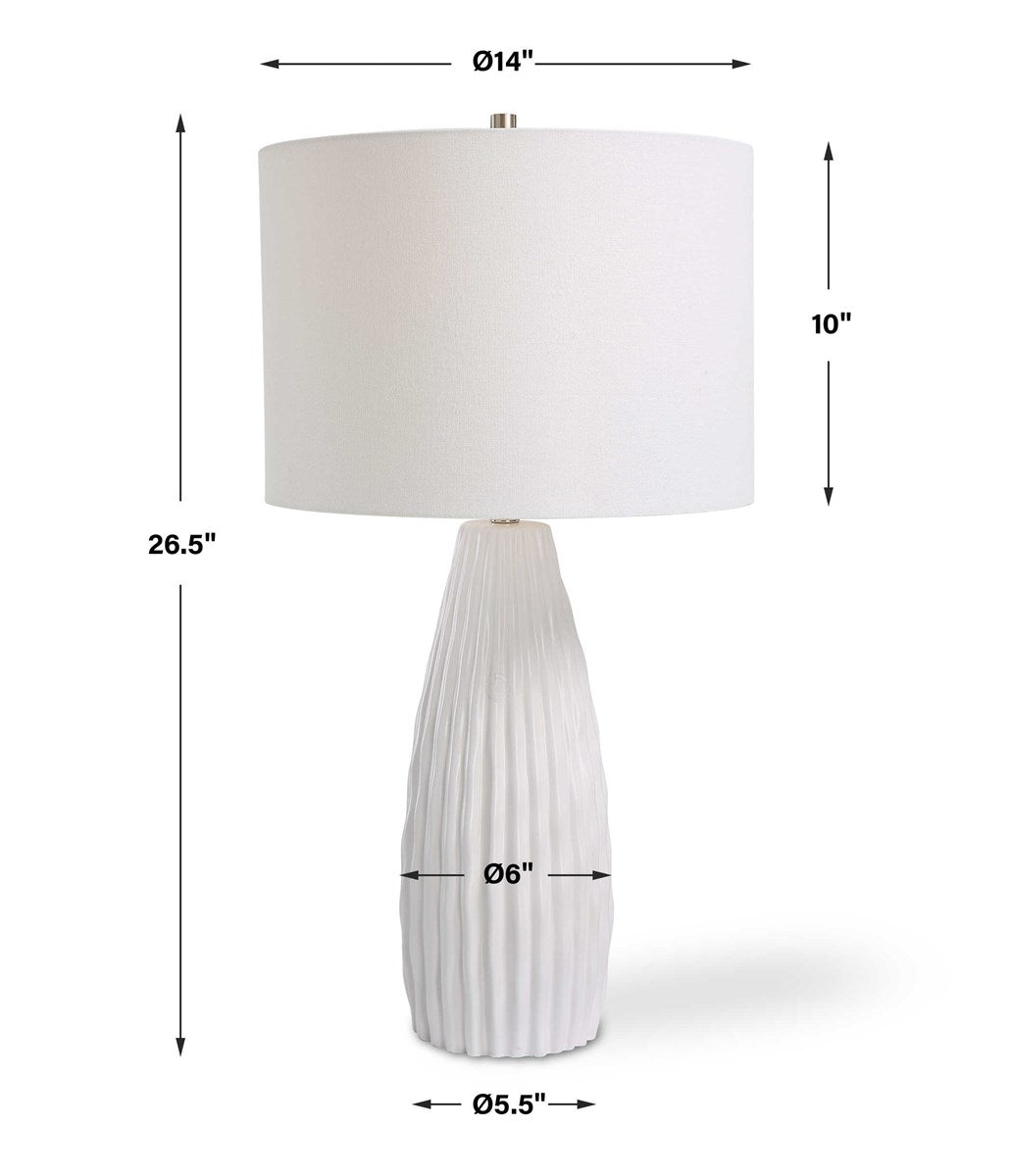 Melania 27 in. Ceramic Table Lamp