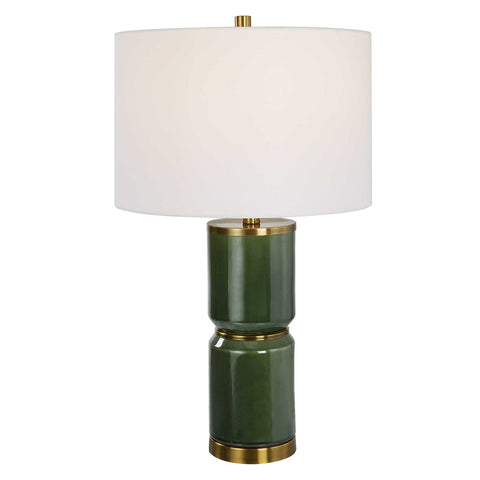 Ognina 26 in. Ceramic Table Lamp - Green