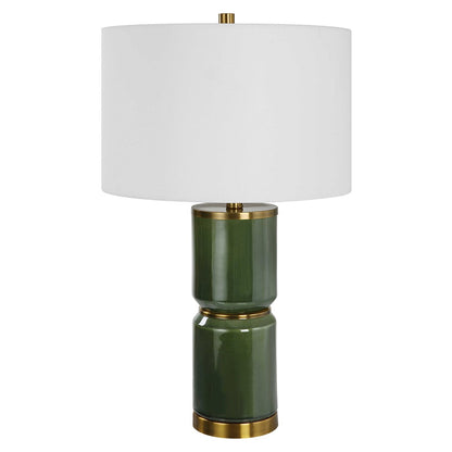 Ognina 26 in. Ceramic Table Lamp - Green