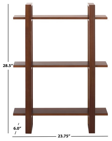 Beinasco 34 in. Pinewood Wall Shelf