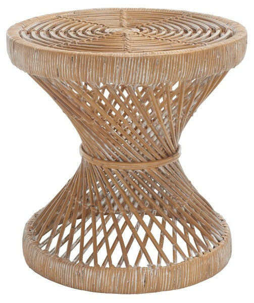 Vigne 20 in. Rattan Accent Table