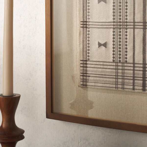 Woven Geometry 30 in. Wall Art