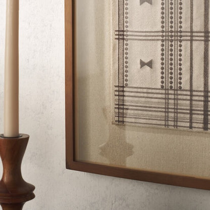Woven Geometry 30 in. Wall Art