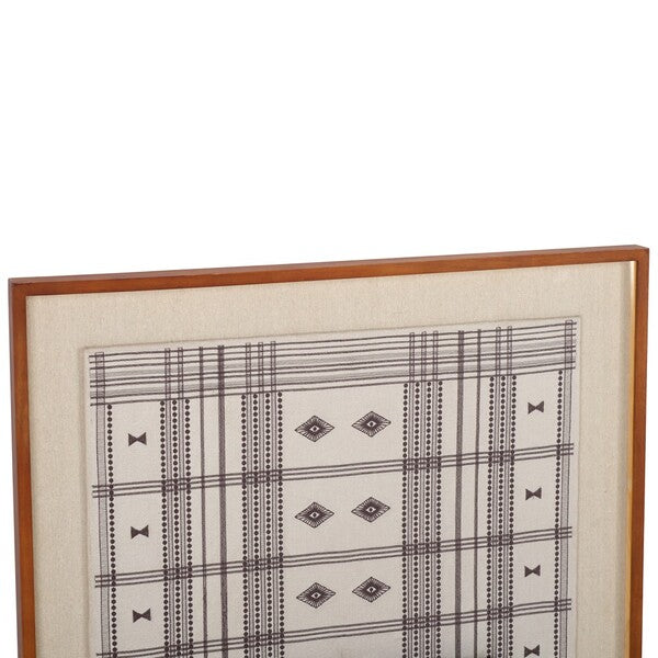 Woven Geometry 30 in. Wall Art