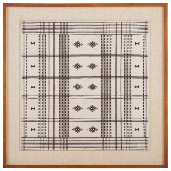 Woven Geometry 30 in. Wall Art