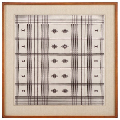 Woven Geometry 30 in. Wall Art