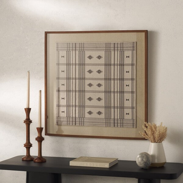 Woven Geometry 30 in. Wall Art