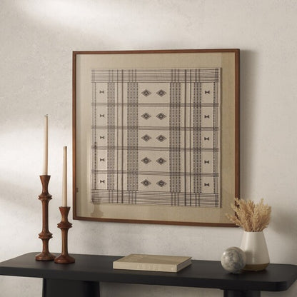Woven Geometry 30 in. Wall Art
