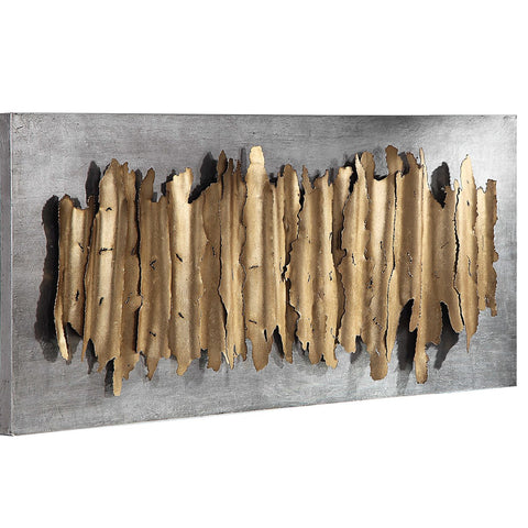 Iron Waves 55 in. Wall Decor