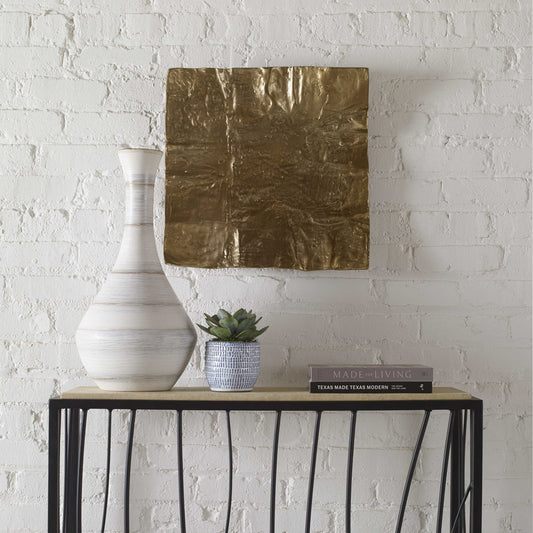 Gold Paper 19 in. Wall Decor - One Each