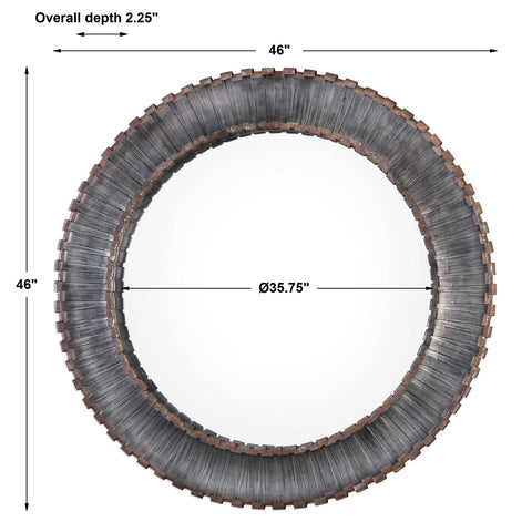 Sforza 46 in. Round Mirror