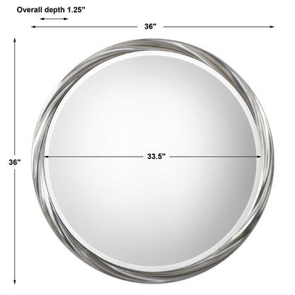 Lutine 36 in. Round Mirror