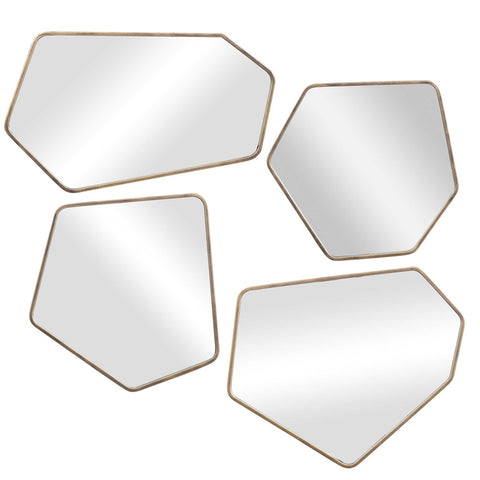 Nouvel 20 in. Gold Mirrors - Set of 4