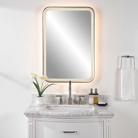 Bijou 32 in. LED Vanity Mirror - Black