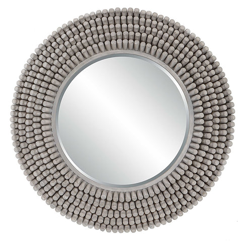 Seron 40 in. Round Mirror - Gray