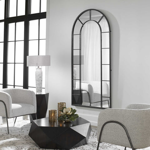 Paola Oversized 79 in. Arch Mirror