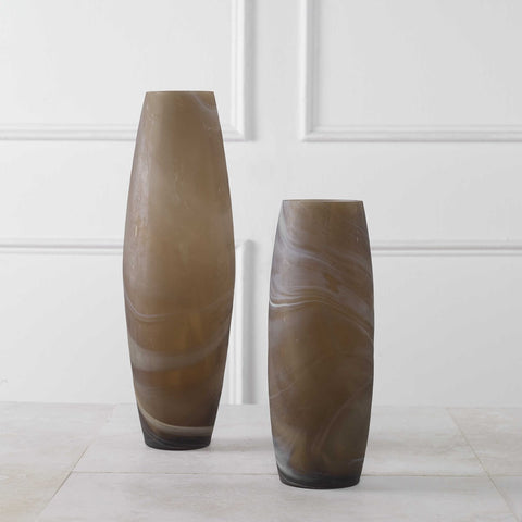 Roata 17 in. Vases - Set of 2