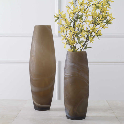 Roata 17 in. Vases - Set of 2