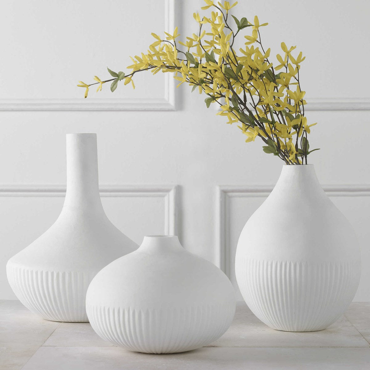 Cavour 12 in. Vases - Set of 3