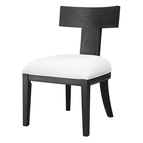 Teana Armless Chair - Charcoal