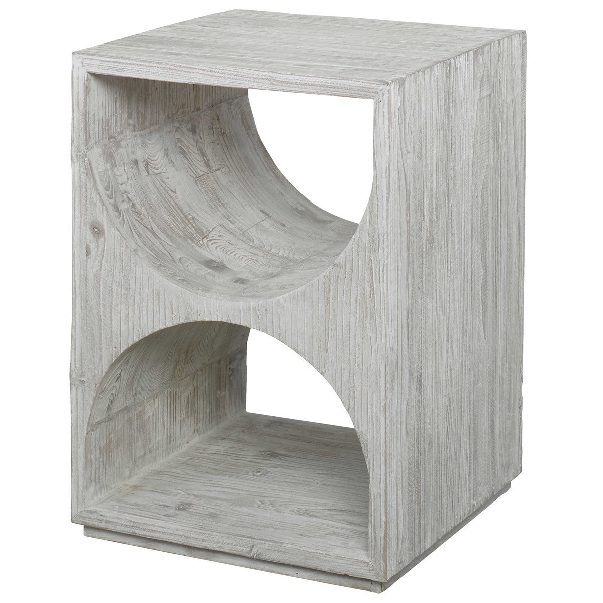 Marco 25 in. Solid Fir Wood Side Table