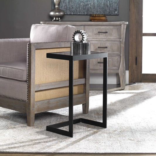 Cielo 26 in. Mirror Top Accent Table