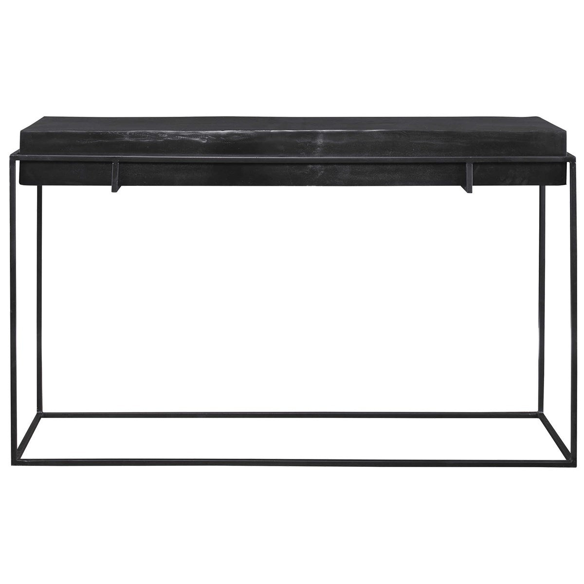 Oxidized Black 55 in. Console Table