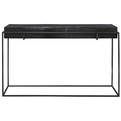 Oxidized Black 55 in. Console Table