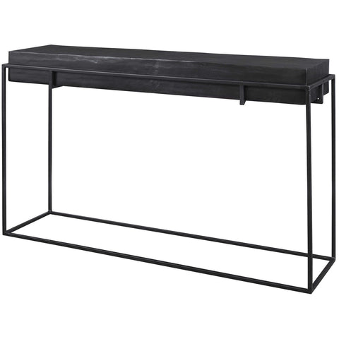 Oxidized Black 55 in. Console Table