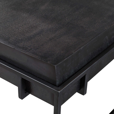 Oxidized Black 35 in. Coffee Table
