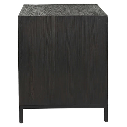 Morris 26 in. Fir Wood Accent Cabinet