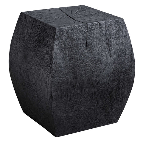Trento 17 in. Accent Table - Black
