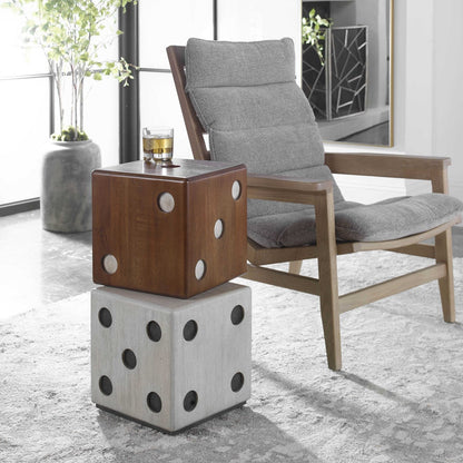 Drusilla 25 in. Wood Accent Table