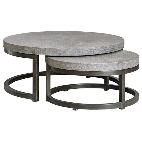 Angelo 43 in. Nesting Coffee Table - Set of 2