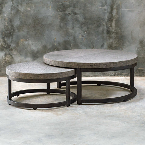 Angelo 43 in. Nesting Coffee Table - Set of 2