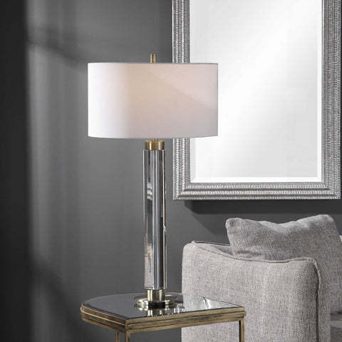 Ancona 33 in. Crystal Table Lamp