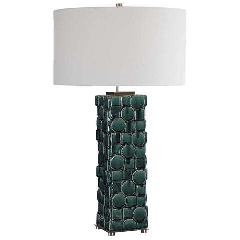 Emerald Glaze 31 in. Table Lamp