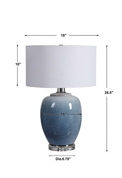 Aqua Waters 27 in. Table Lamp