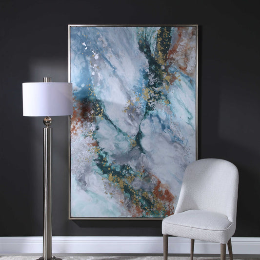 Radiant Dream 74 in. Hand Painted Canvas