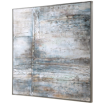 Water Wonder 51 in. Hand Painted Canvas