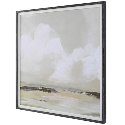 Gentle Clouds 42 in. Framed Print